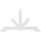Ekena Millwork Vanguard Architectural Grade PVC Gable Bracket, 60"W x 32 1/2"H x 2"D x 4"F, 13/12 Pitch GBP060X33X0204VAN00 - alternate 2